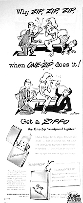 Zippo Ads 1950